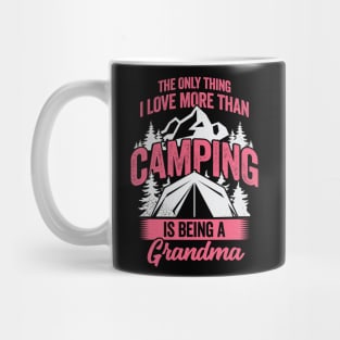 Camping Grandma Grandmother Gift Mug